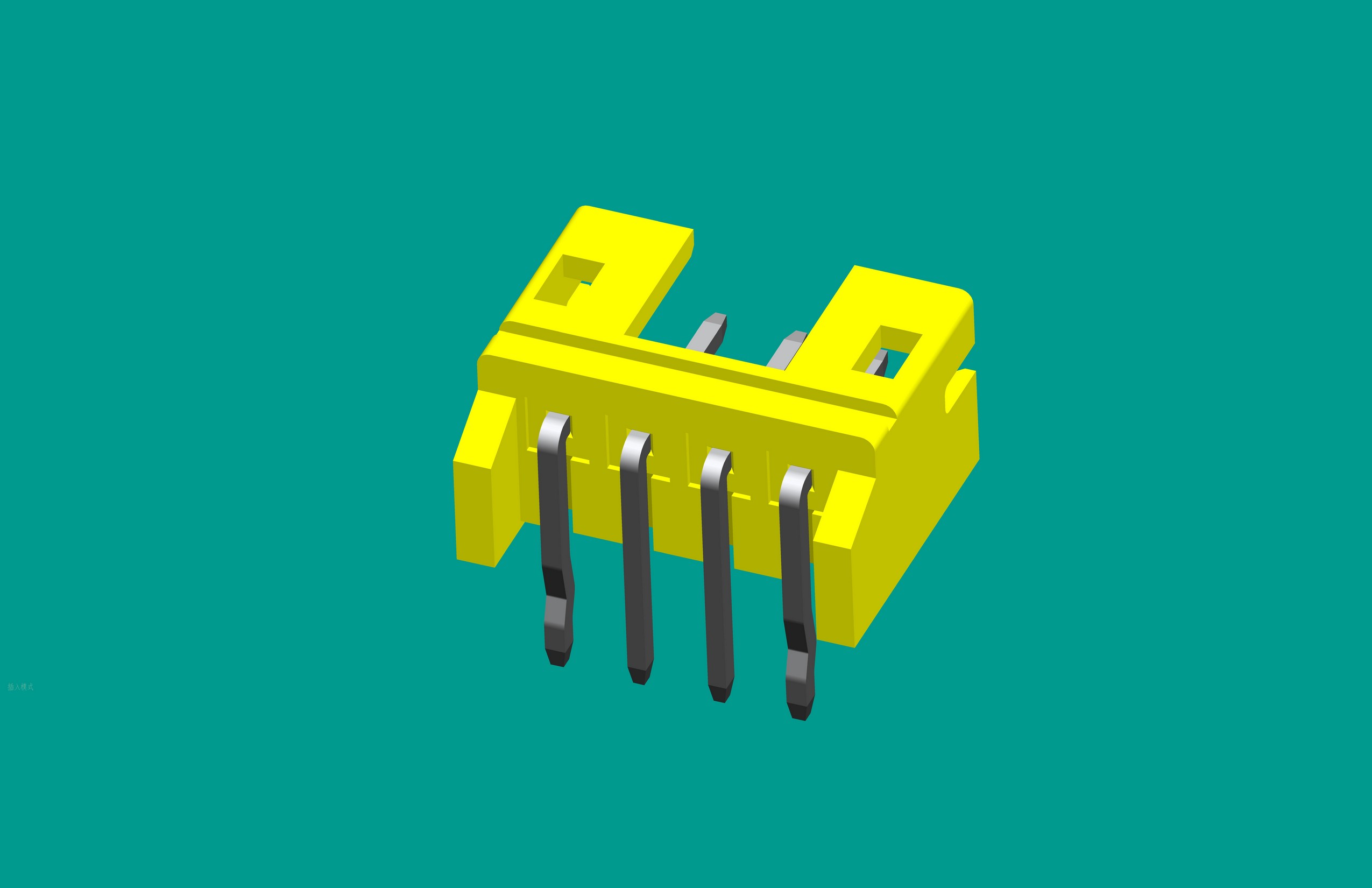 PH-4QA（有保護腳）黃色，普通PA66