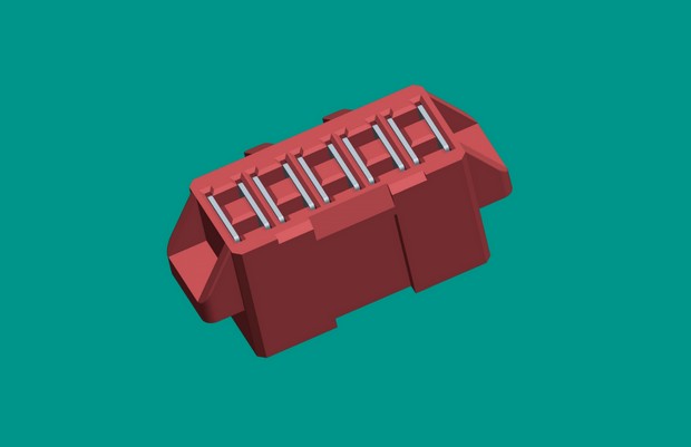 2.0mm跳線帽紅色（5號帽子）