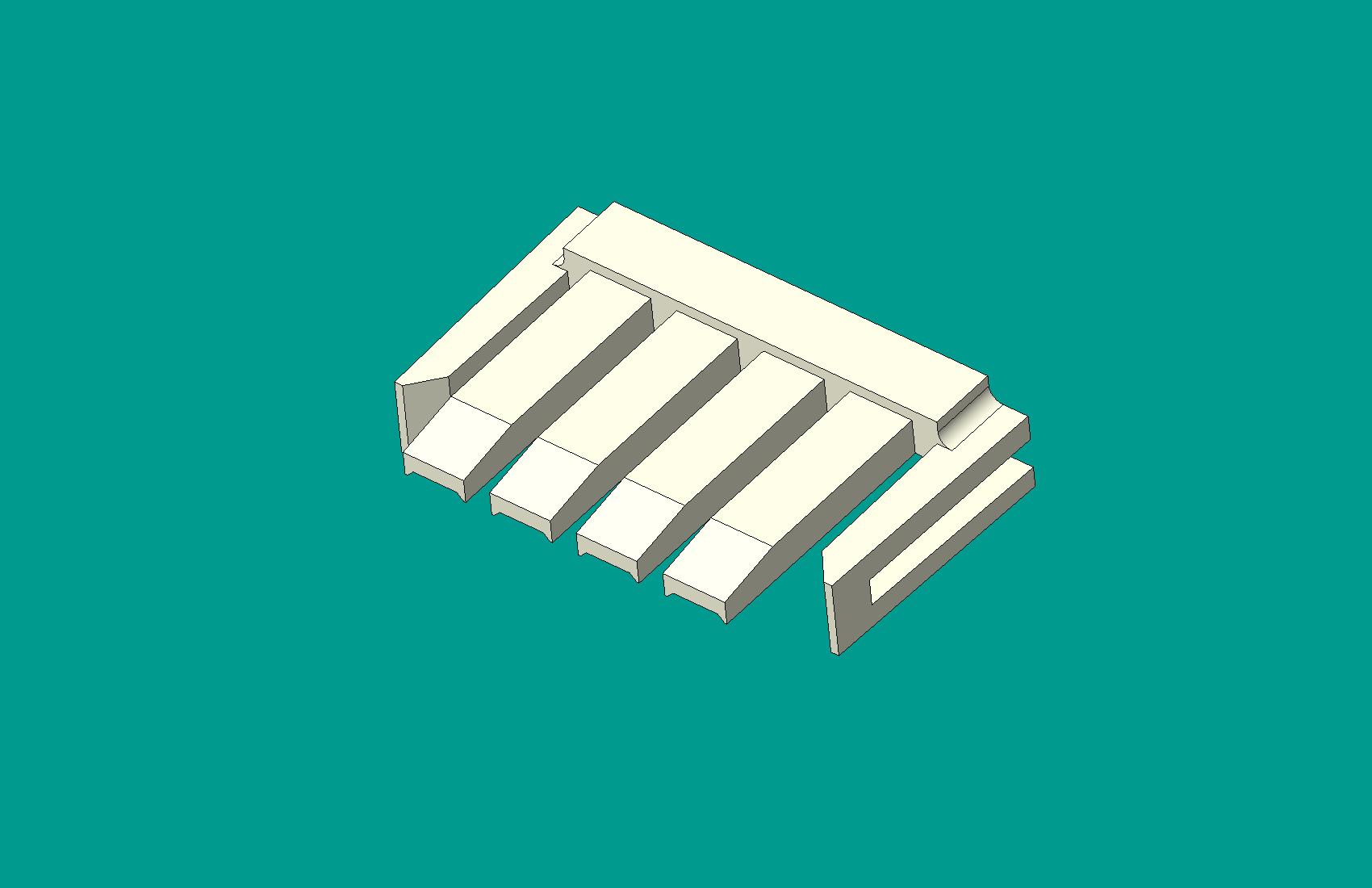 2.0間距，PNIS-04V鎖片