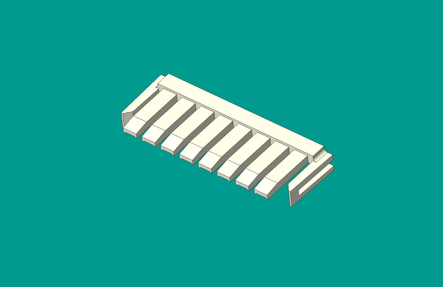 2.0間距，PNIS-08V鎖片