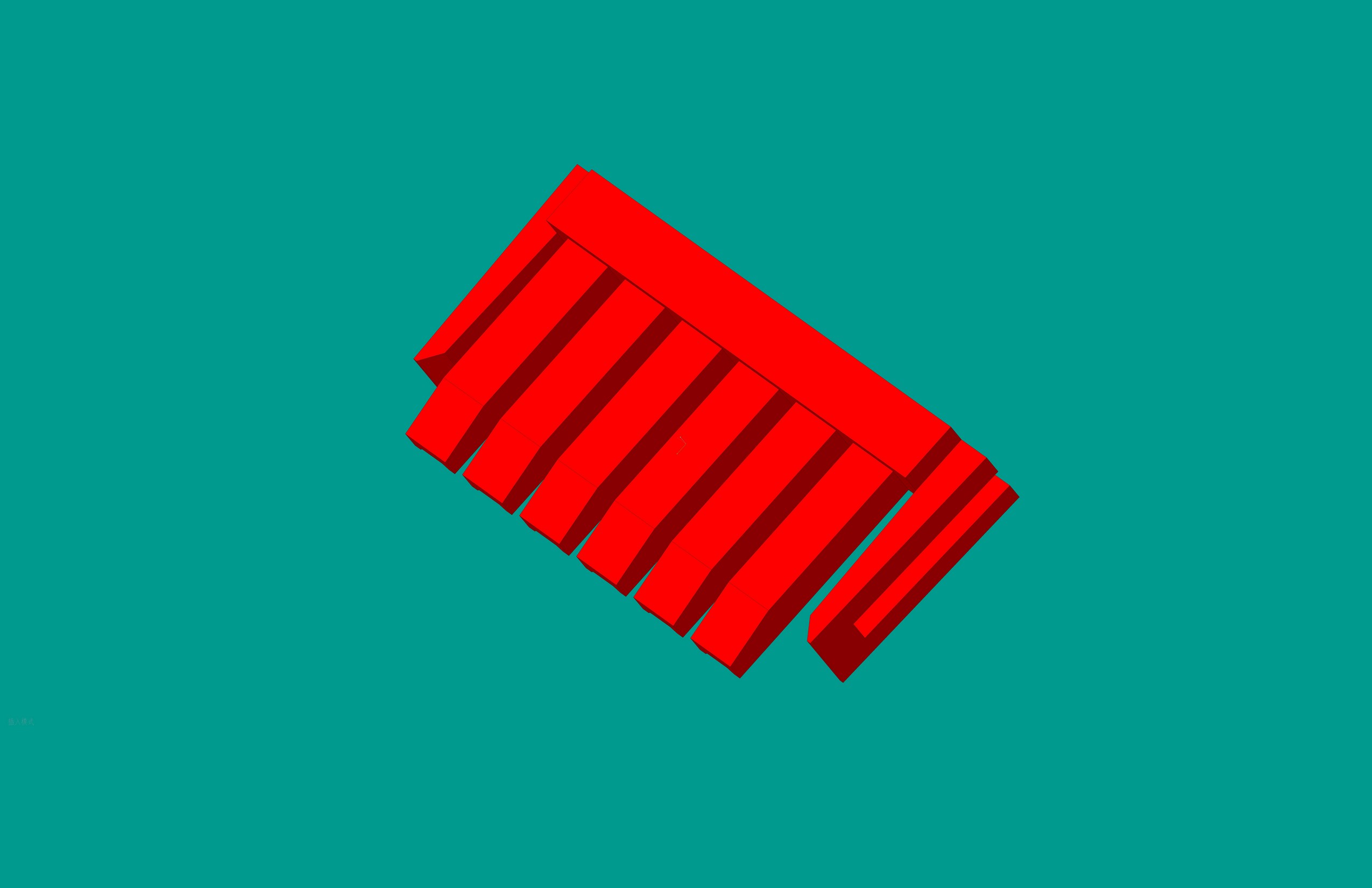 2.0間距，PNIS-06V鎖定片/紅色/