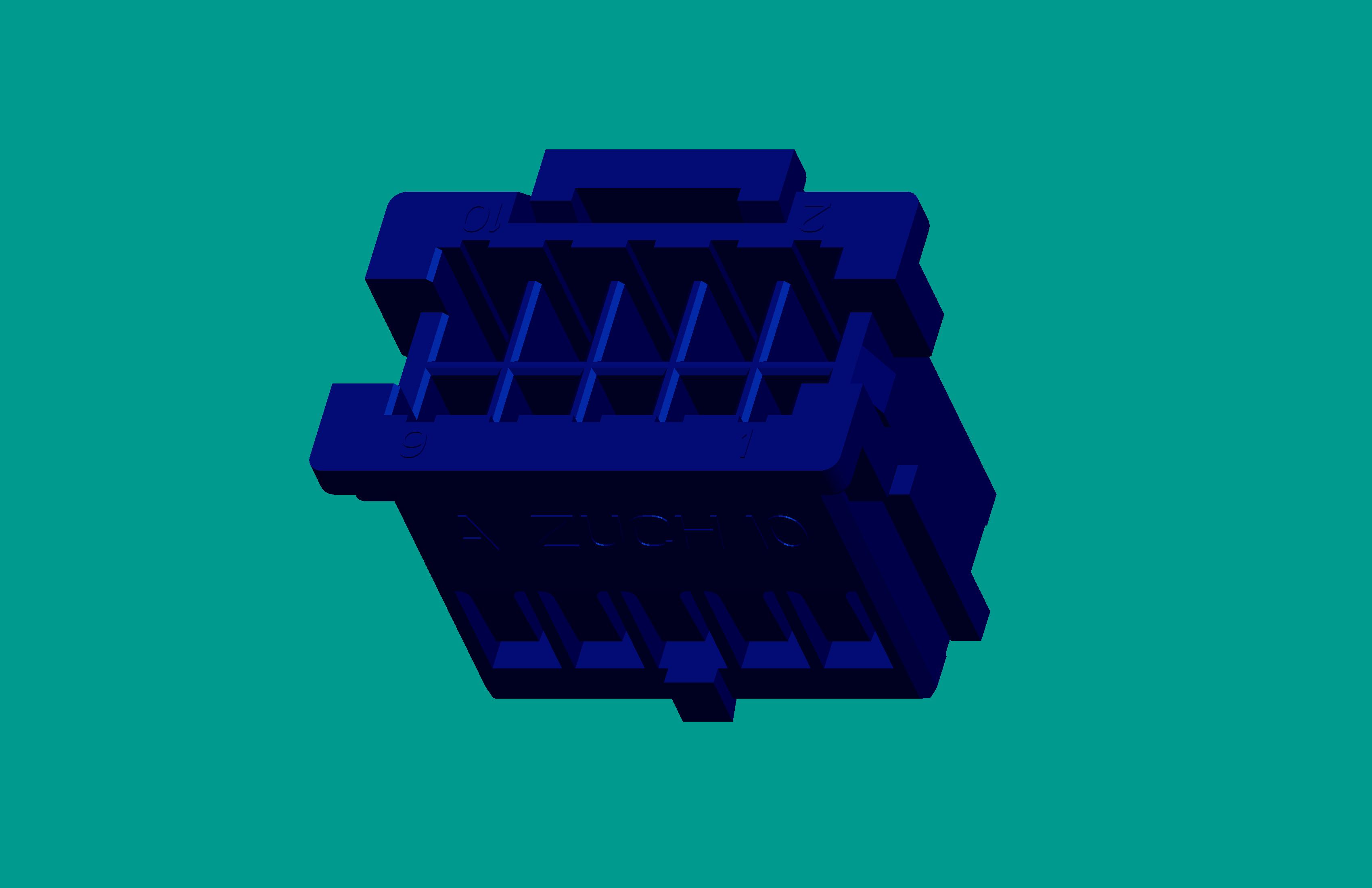 XAD-2×5PD藍色 PA66普通
