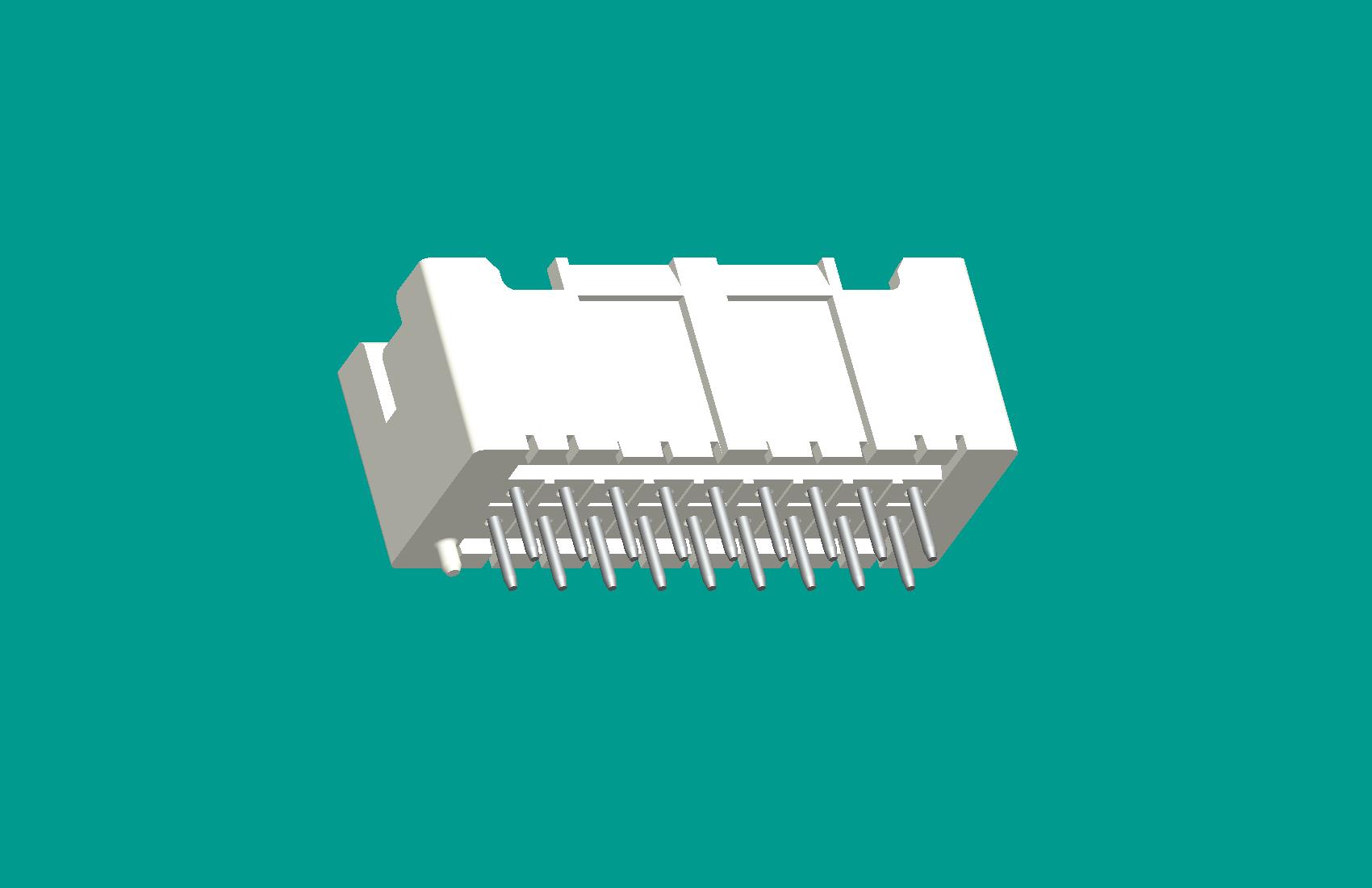 XAD-2×9AD立式針座本色/高灼熱絲
