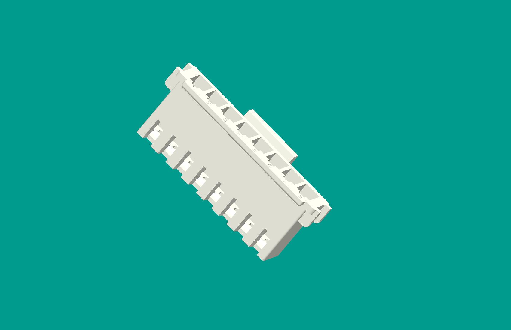 XHB帶扣-8Y插頭/白色/