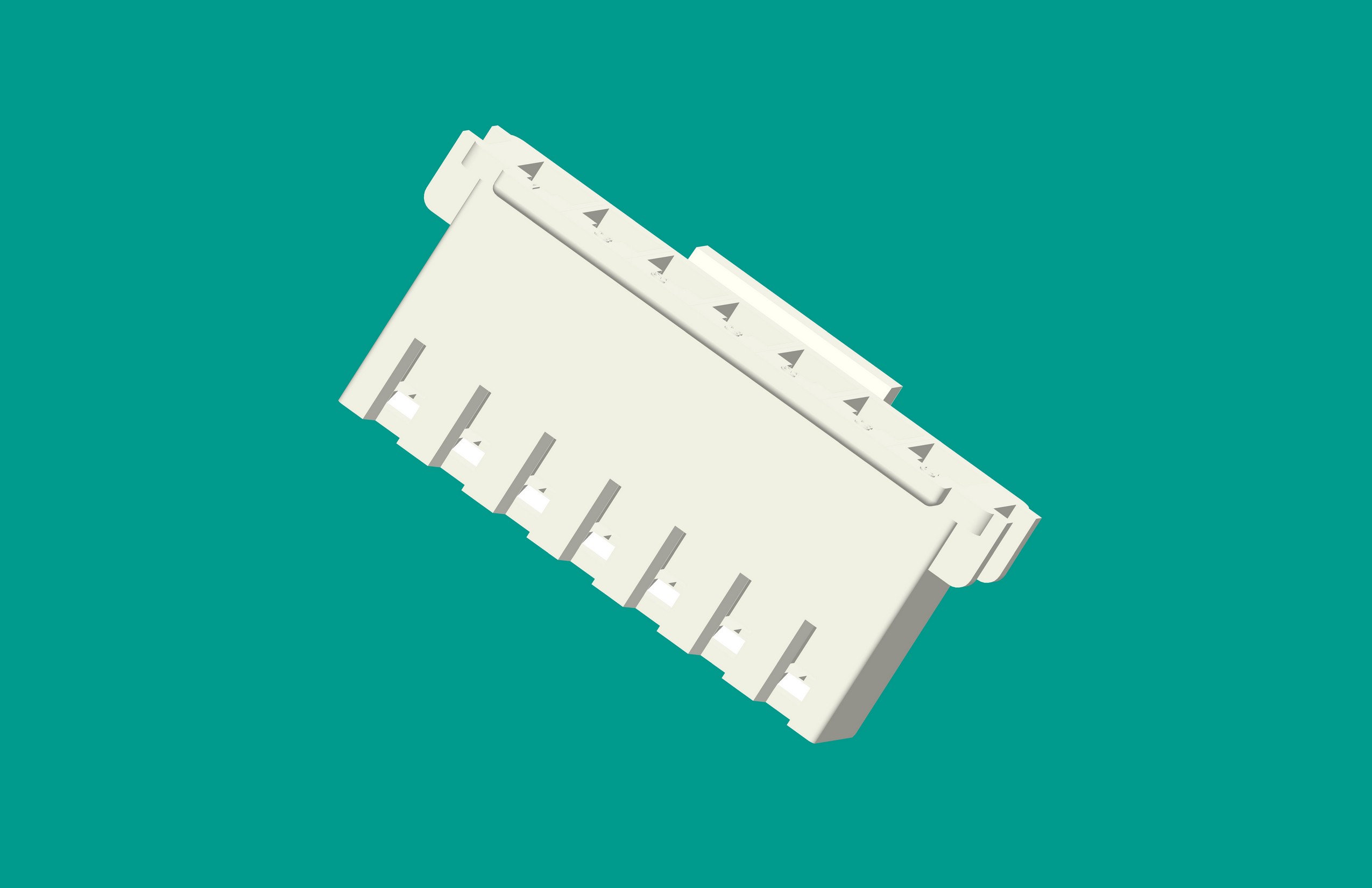 XHD帶扣封閉塑件-7Y本色-高灼熱絲