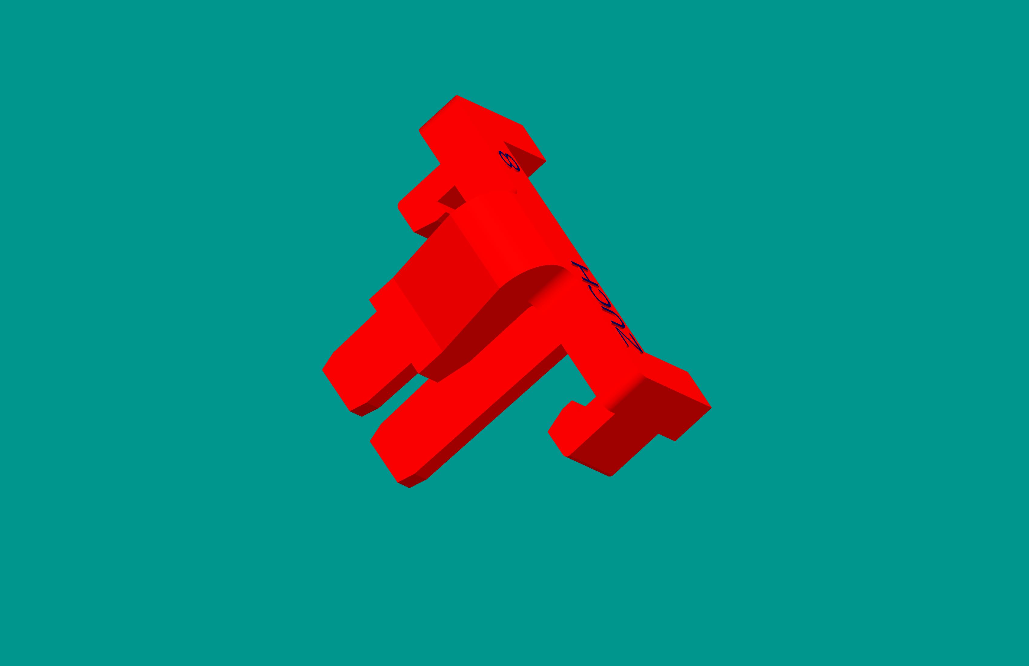 XH正扣鎖片-2S紅色-高灼熱絲+7GF