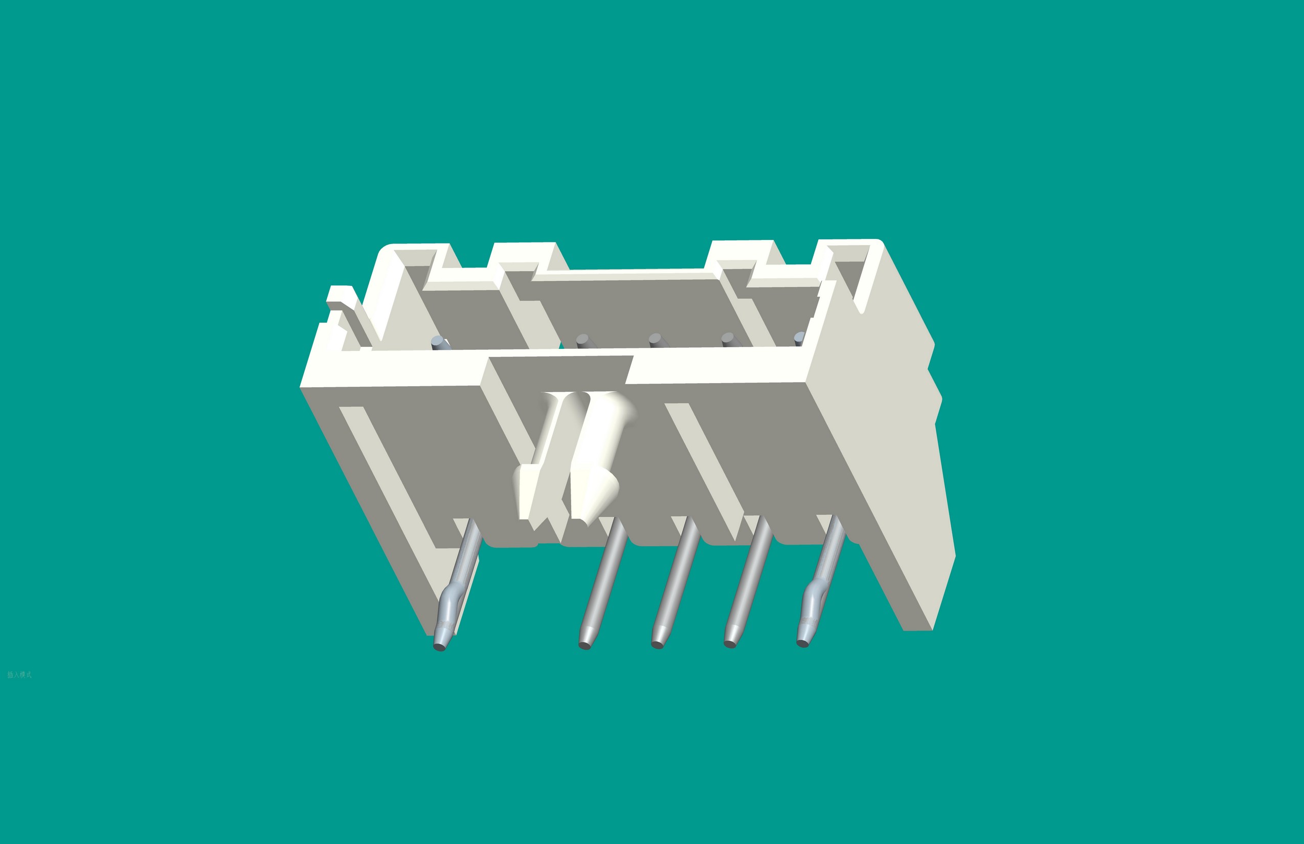 XA-6QA5帶卡板扣型/臥式針座本色/(缺第2針)/高灼熱絲