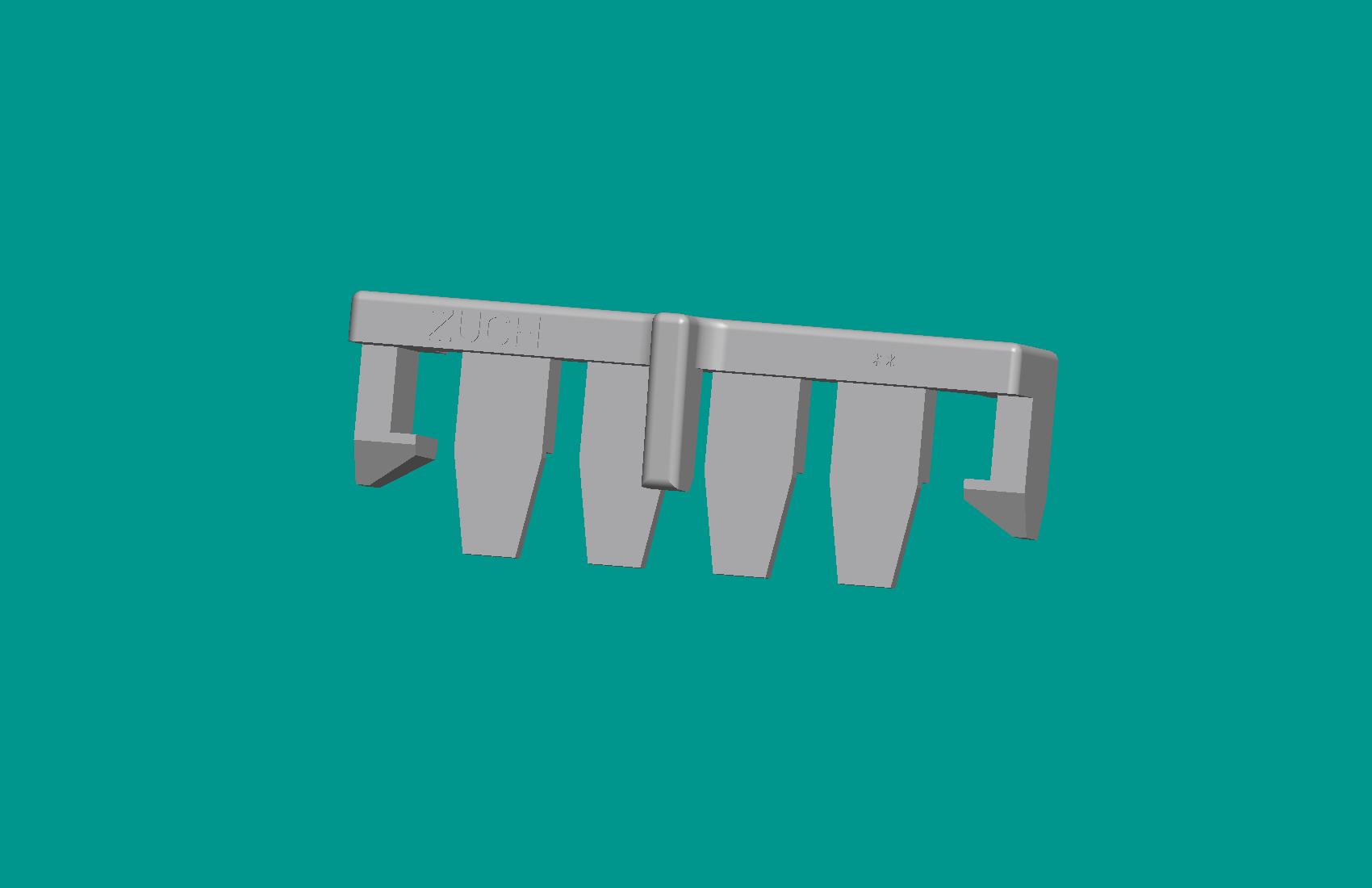 XH-4S有防壓扣鎖片（無臺階型）/淺灰色/高灼熱絲