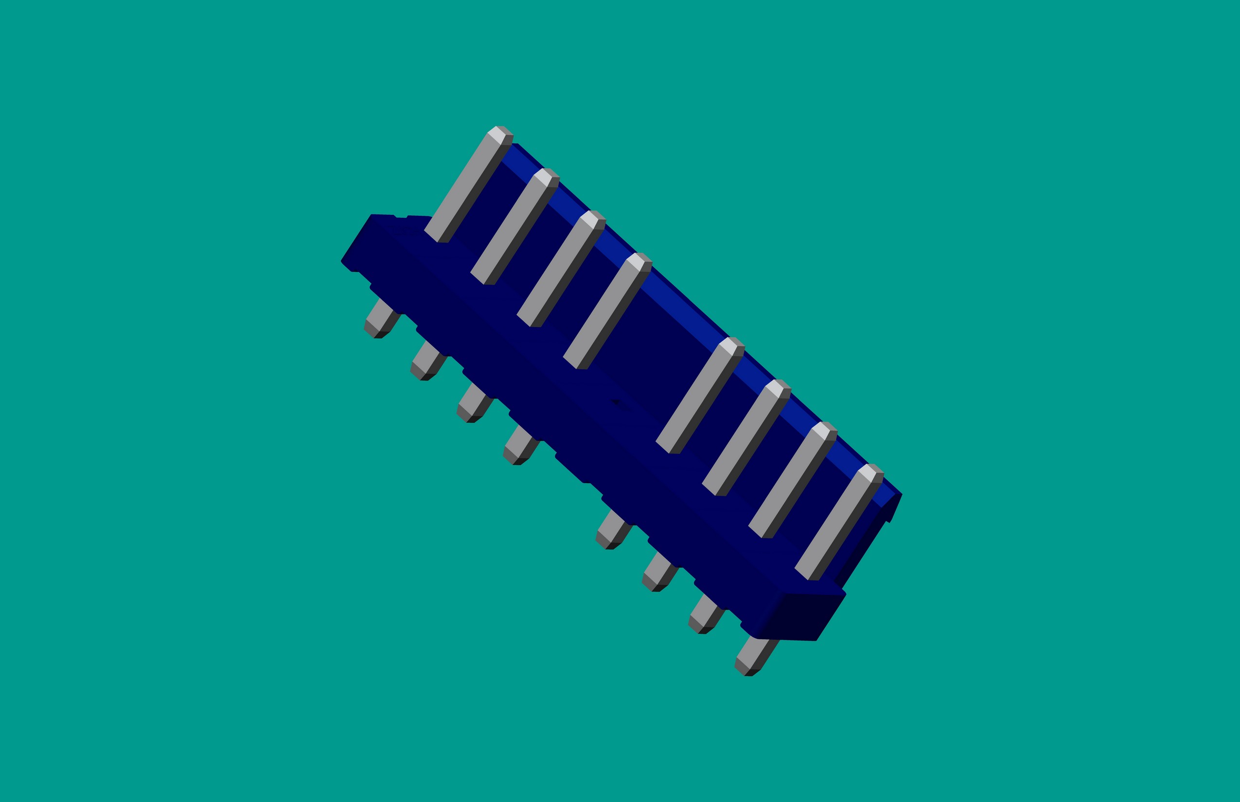 VH-9A-1（半包，藍(lán)色普通PA66）（缺第5針）