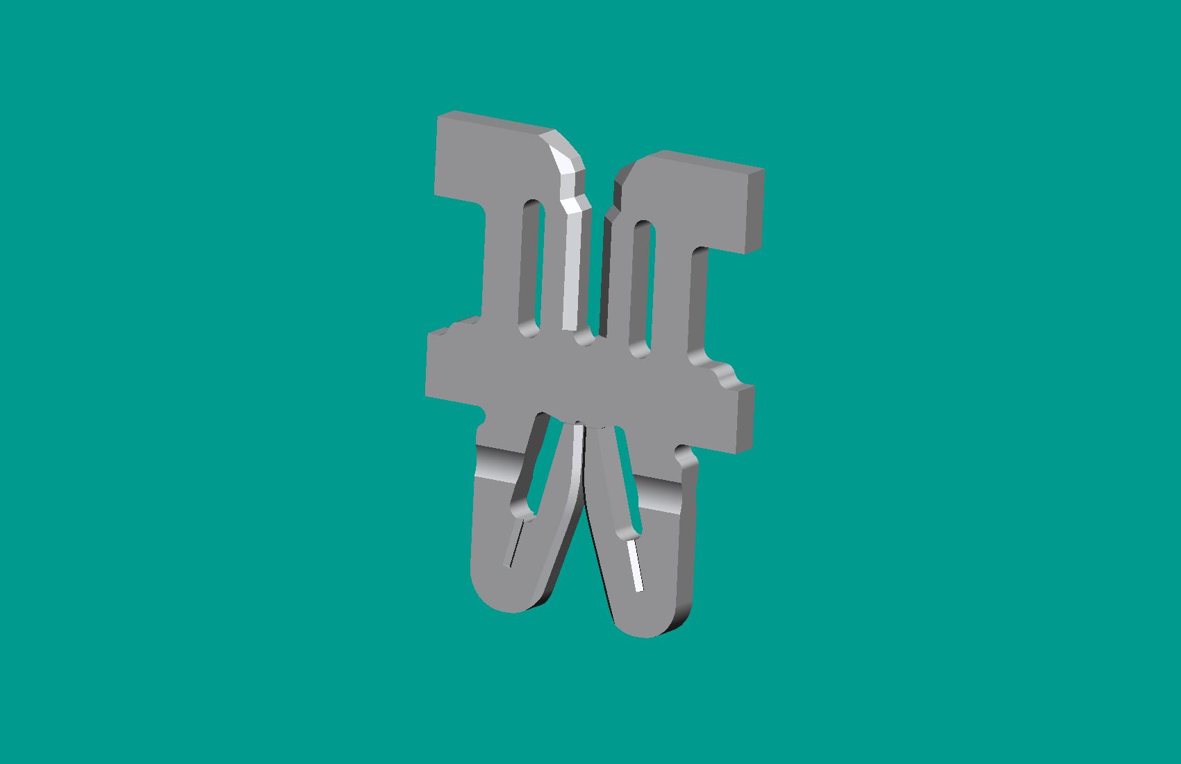 蝶形刺破短端子