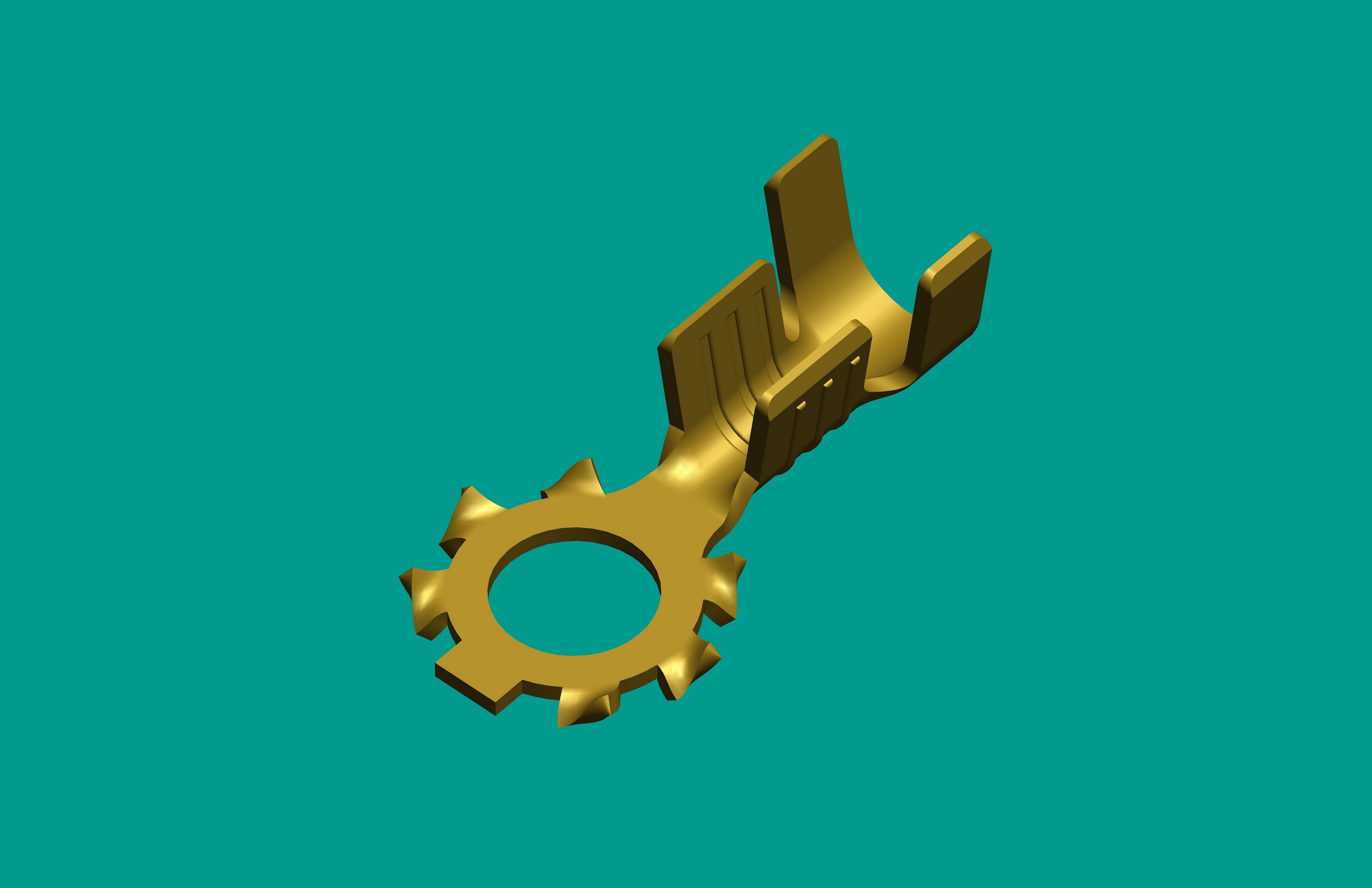 4.3*7.5波浪形端子（A型）/0.45